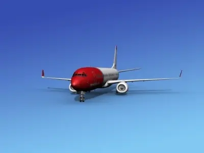 Boeing 737-900ER Norwegian Air 3D model