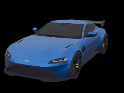 Aston Martin Vantage 2021 F1 - Full color multicolor 3d Print 3D print model