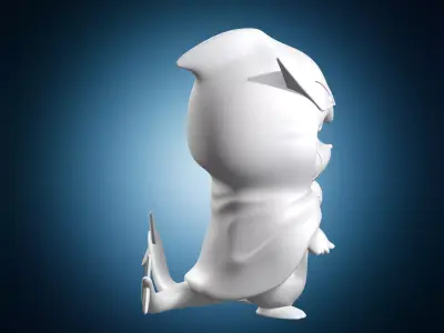 Pikachu Wearing Scizor Costume 3D print model