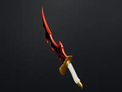 Knight Killer from Solo leveling Low-poly 3D model