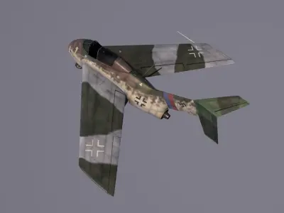 Focke-Wulf Ta-183 Huckebein 3D model