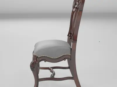 Dining  Side Chair 003 render ready vray  Free 3D model