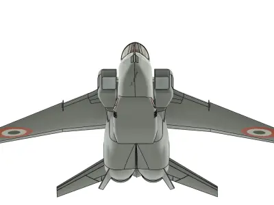 Sepecat Jaguar 3D print model