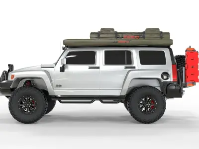 Hummer h3 Ecotechne Edition  3D model