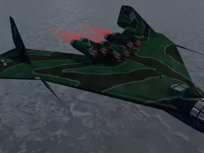 Arado E555-1 3D model