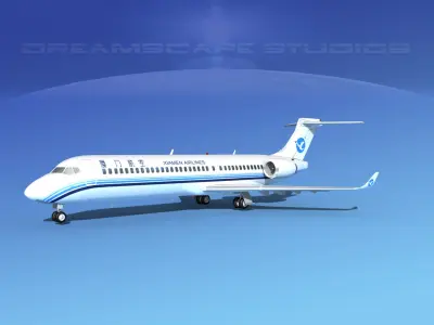 Comac ARJ21-700 Xiamen Airlines 3D model