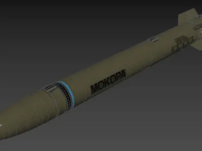 Mokopa Anti Tank Missile 3D model