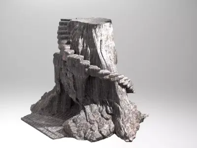 He man Jungle Stone mountain 3D model