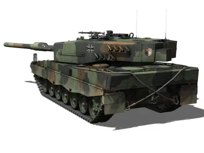 Leopard 2A4 MBT - Germany 3D model