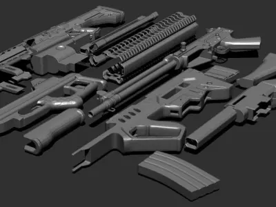 IMM GunPack 3D model