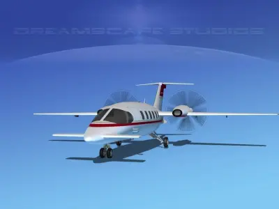 Piaggio P180 Avanti V15 3D model