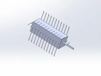 Bean sprouts cleaning machine 3D model