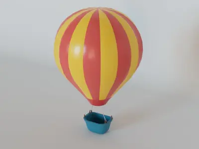 Balloon Air 3D Model Low-poly 3D model