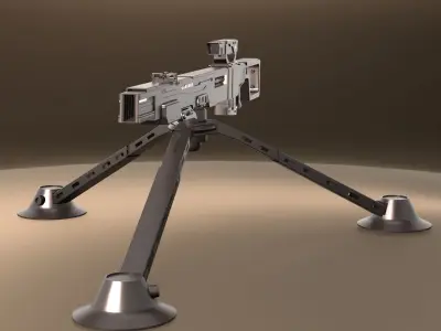 Sci-Fi Snipe 3D model
