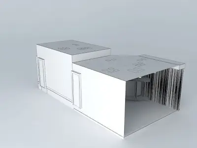 office cabinet for garments product 3D model
