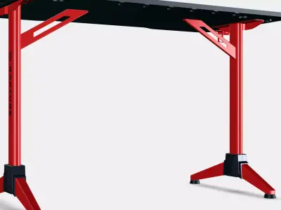 Rapture TEMPLE 200 piros Low-poly 3D model