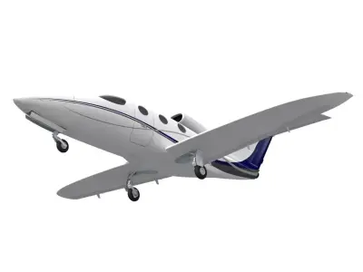 Epic Victory Jet Aircraft 3D model