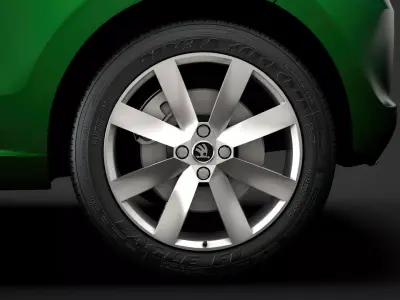 Skoda Citigo 2020 wheel 3D model