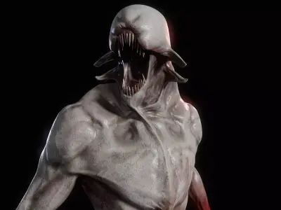 Alien Creature - LowPoly 3D Model Low-poly 3D model