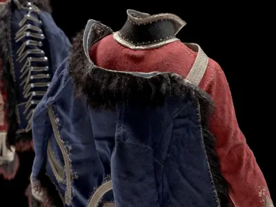 SOLDIER Napoleon Dolman Pelisse 3D model