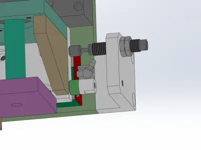 Loading and unloading mechanism 3D model
