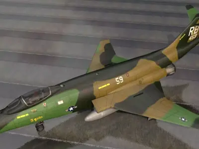 McDonnell RF-101G Voodoo 3D model