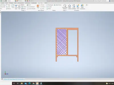 Outdoor Bird Cage Frame 3D print model