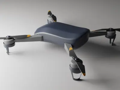 Drone - Quadcopter 3D model