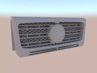 Mercedes  car   radiator  lumma  3D model