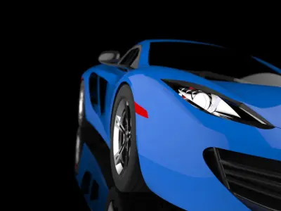 McLaren MP4 Free 3D model