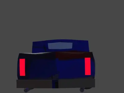 LOW POLY TRUCK MODEL pickup Low-poly 3D model