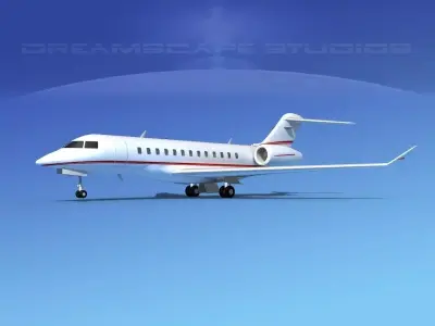 Bombardier Global Express 6000 V13 3D model