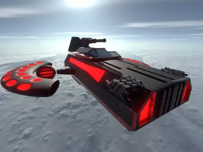 Magnetic Ship 3D model