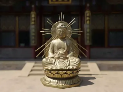Buddha Statue 3D model