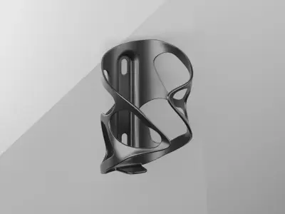 Organic Bike Water Bottle Holder 3D model