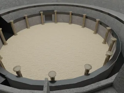 Colosseum - Arena Low-poly 3D model