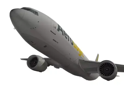 Boeing 777-200F AeroLogic 3D model
