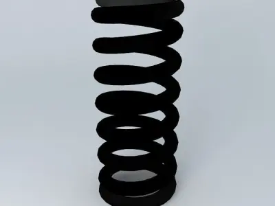 Spring spiral Free 3D model
