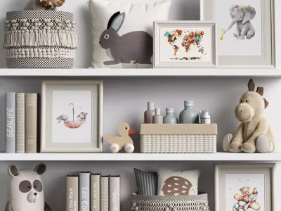 Kids Room Decor 05 3D model