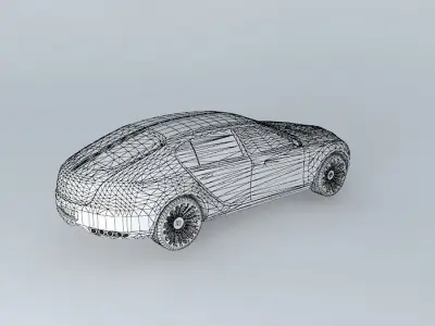 Bugatti 16 C Galibier Concept 2009 Free 3D model