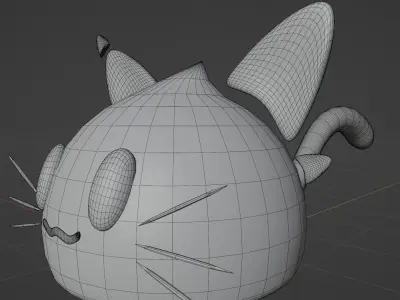 slime cat  3D model