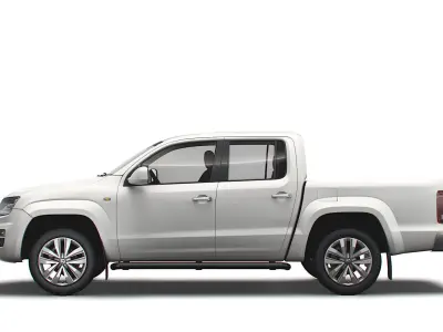 Volkswagen Amarok Highline DoubleCab UK-spec 2020 3D model