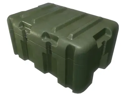 Military Crate Low-poly 3D model