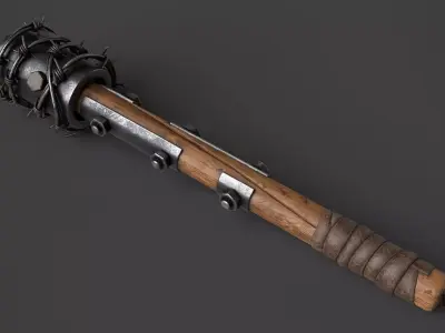 Modifiable Strike Weapon 02 Low-poly 3D model