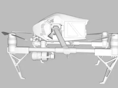 dji inspire 2 3D model