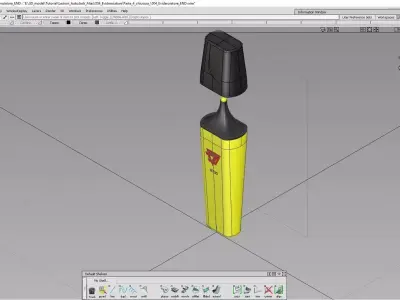 Tutorial 004 autodesk alias Materiale Evidenziatore Free 3D model