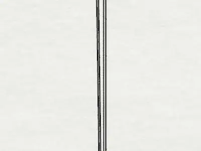 Dolls House Miniature Rapier Spanish Sword 12th Scale 3D print model