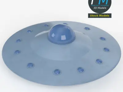 Flying saucer 1 3D model