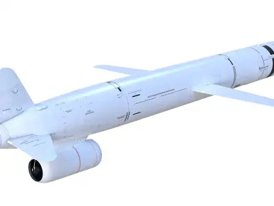 Kh-55 RKV-500 AS-15 Kent 3D model v2 3D model