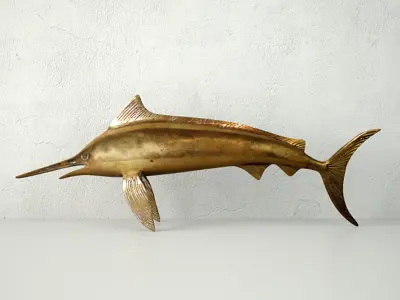 Brass Marlin 3D model
